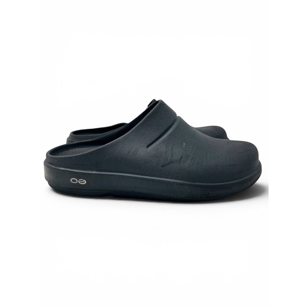 OOFOS Oocloog Black Slip On Men Size 8 Women Size 10